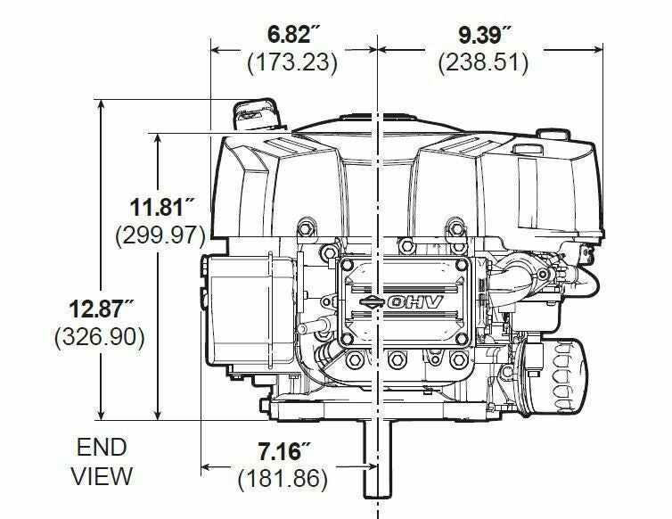 BRIGGS & STRATTON 21 HP ENGINE FOR RIDE ON MOWERS 540CC - 33R8 33S8