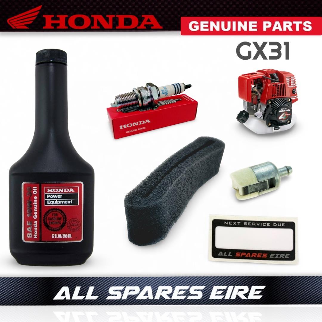 HONDA GX22 GX31 ENGINE SERVICE KIT - AIR, FUEL FILTER, OIL, PLUG