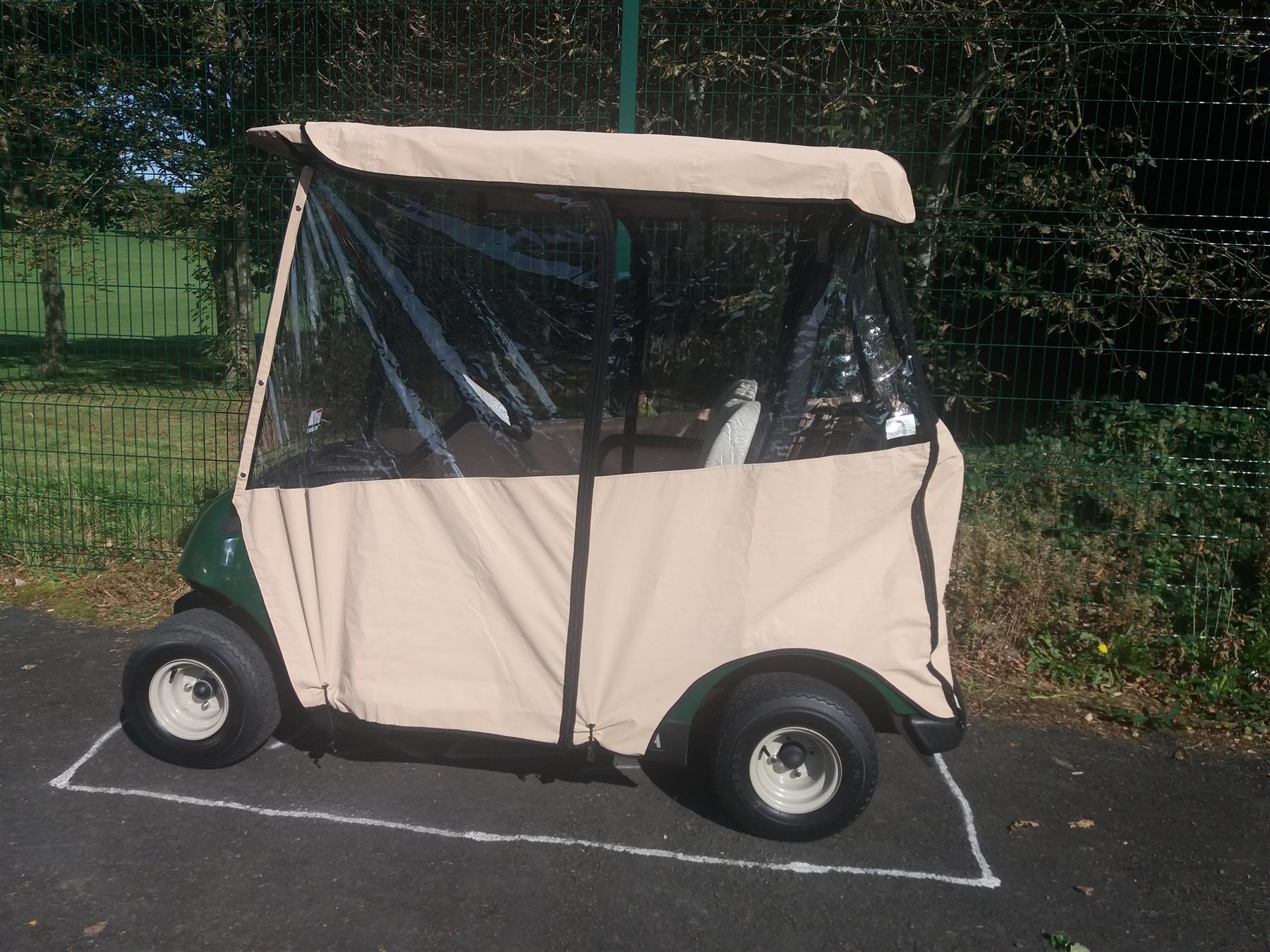 YAMAHA 3 SIDED CUSTOM FIT GOLF BUGGY DOORWORKS™ USA COVER ENCLOSURE