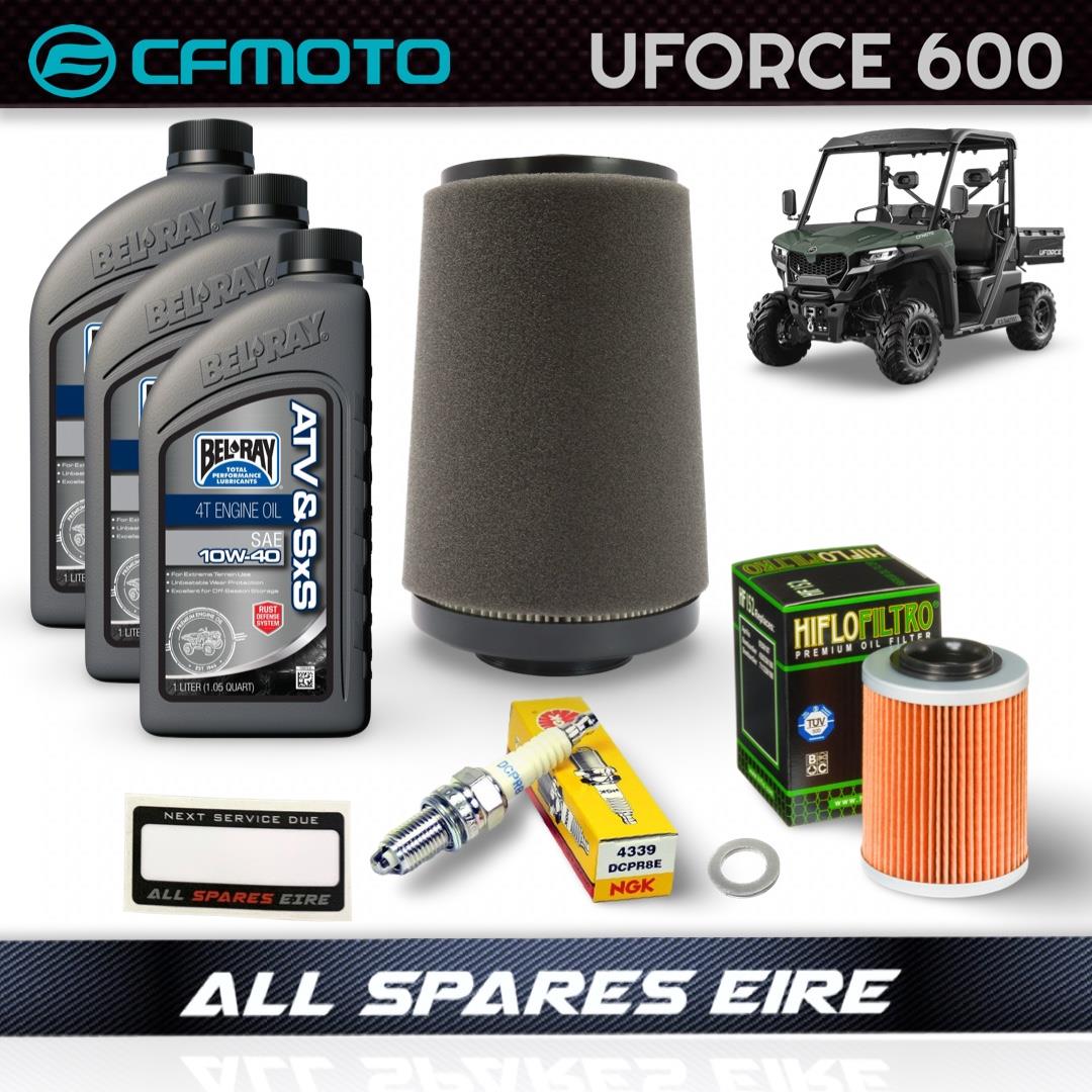 CFMOTO UFORCE 600 UTV SERVICE KIT INC FILTERS & PLUG 2021-2026