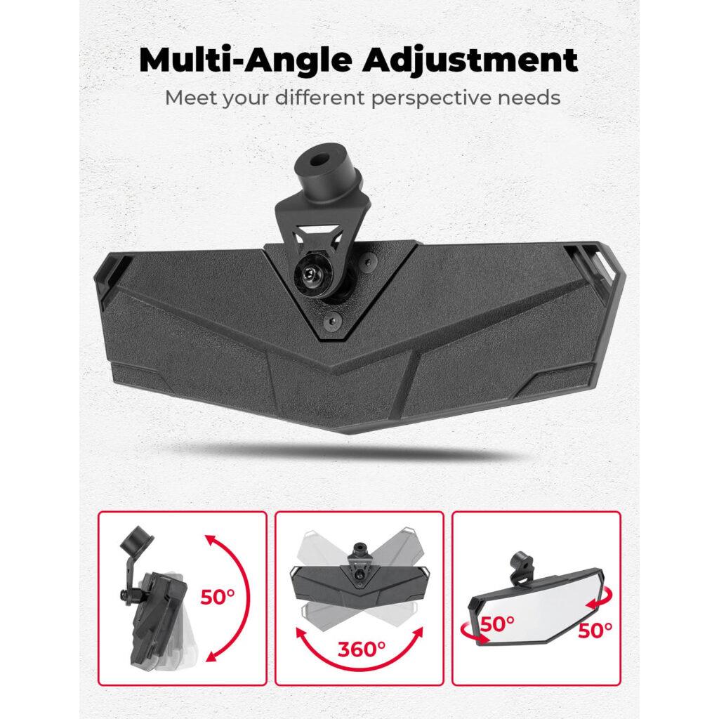 Upgraded Rear View Center Mirror For CFMOTO U10 PRO & PRO Highland
