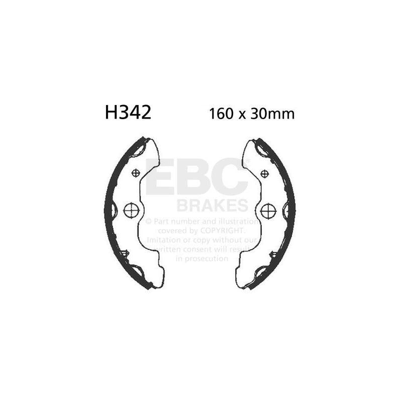 Rear Brake Shoes for Honda TRX 350D Fourtrax Foreman (1986-1989)