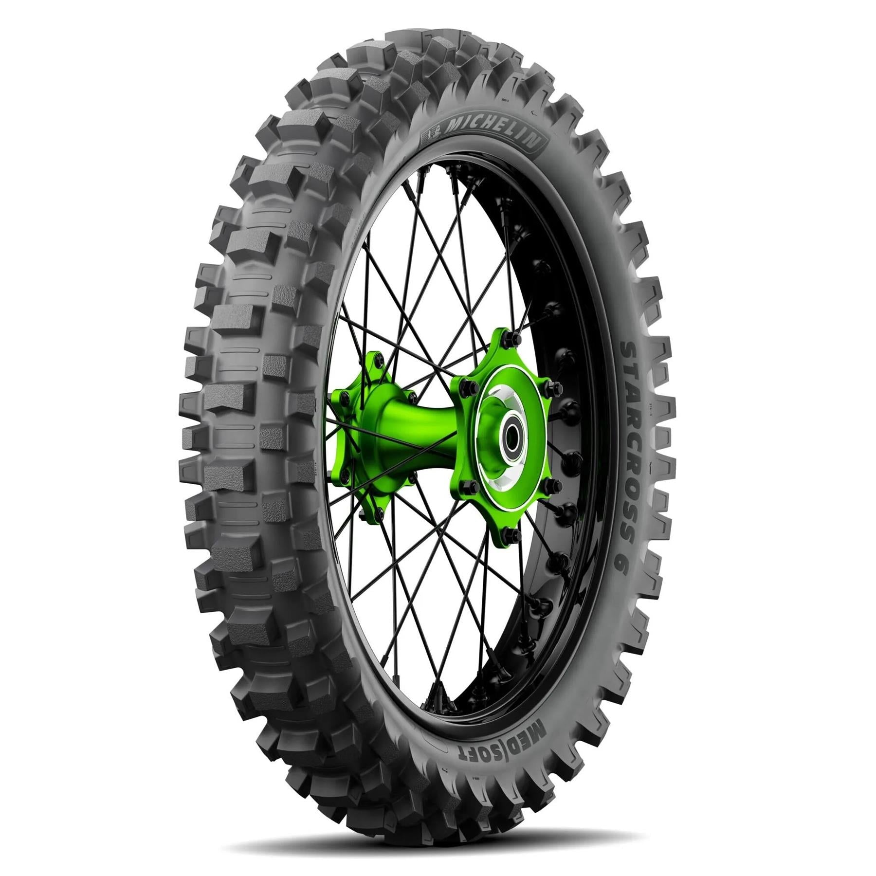 100/90-19 MICHELIN STARCROSS 6 MEDIUM SOFT REAR TIRE