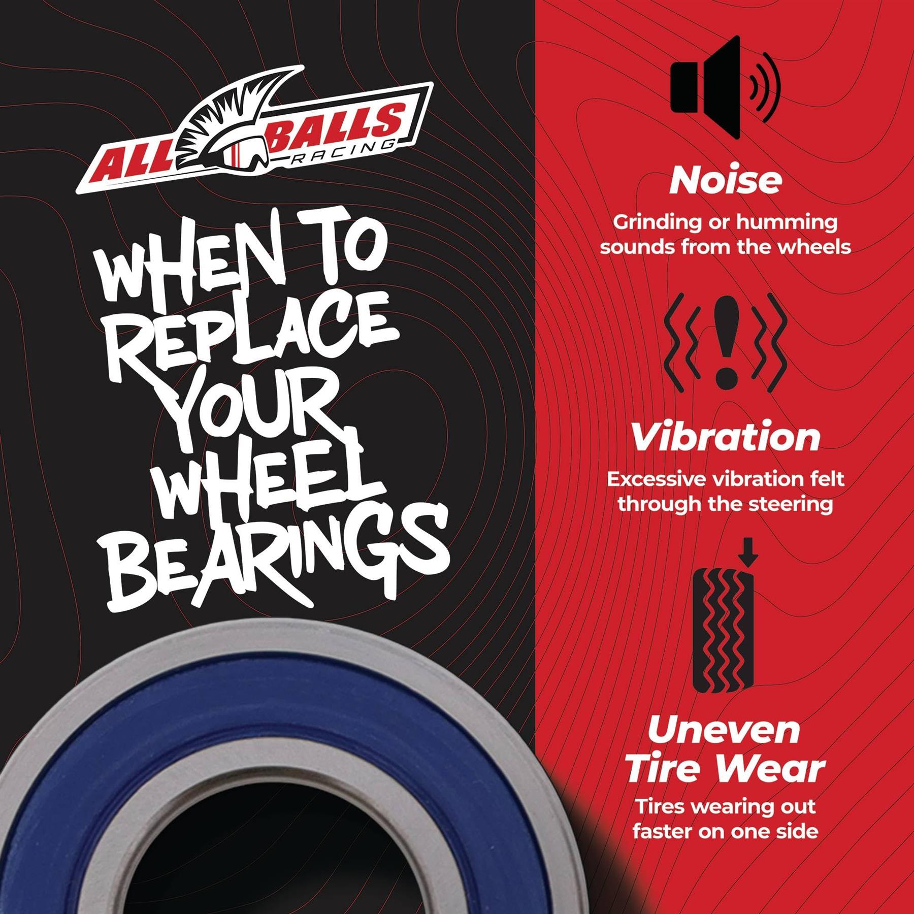 Rear Wheel Bearing for TRX420 TRX500 TRX520 IRS Models Only