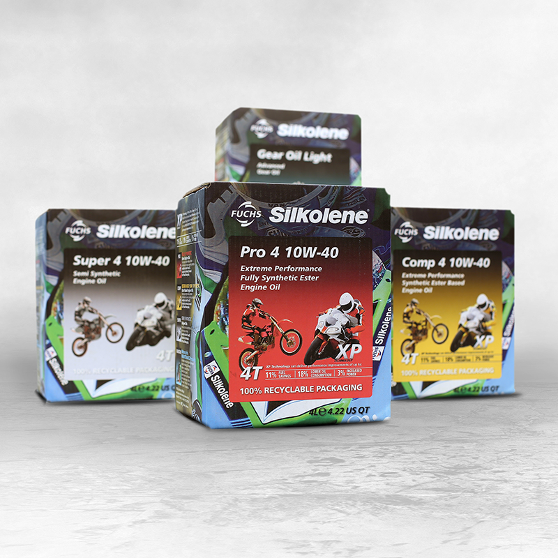 SILKOLENE 10W-40 SEMI-SYNTHETIC ATV QUAD ENGINE OIL 4-STROKE - 4 LITRE