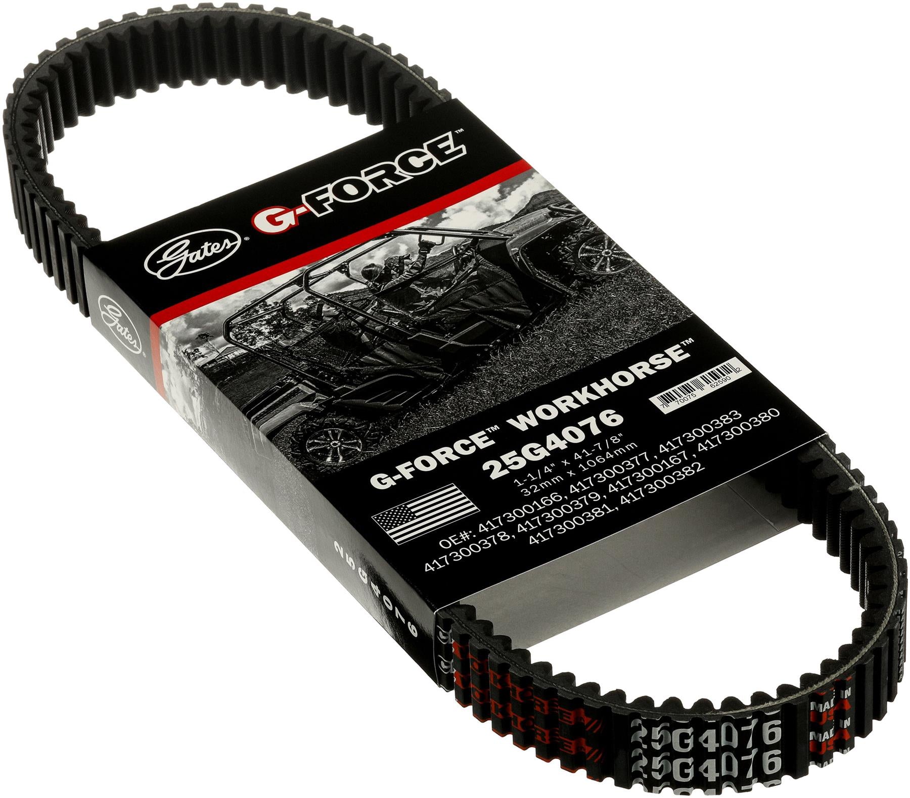 GATES G-FORCE CLUTCH DRIVE CVT BELT FOR POLARIS RANGER 570