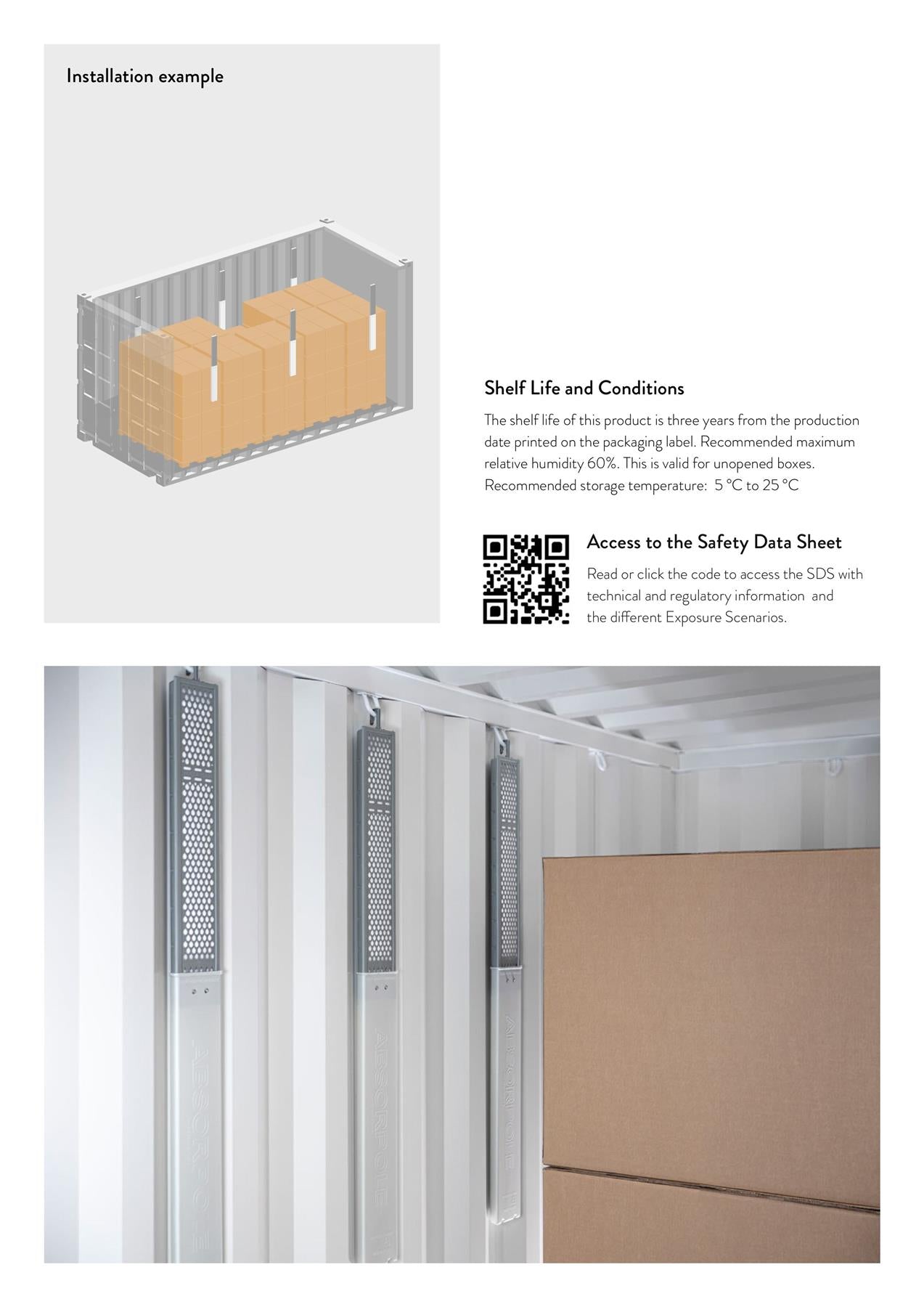 Industrial 2L Dehumidifier Damp Moisture Pole for Storage Containers