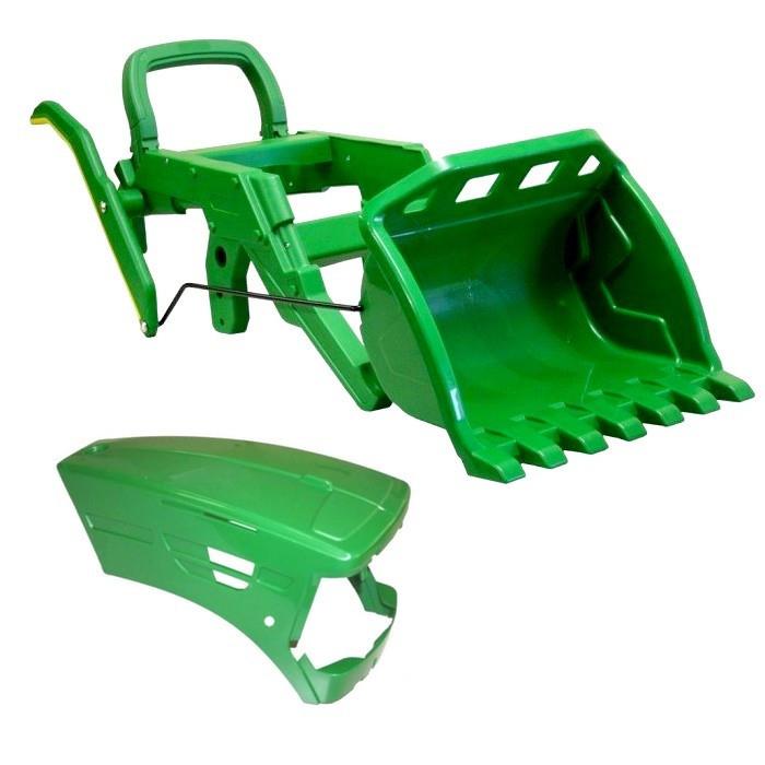 PEG PEREGO GROUND FORCE TRACTOR FRONT LOADER SHOVEL BUCKET KIT