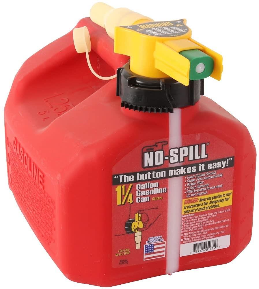 NO SPILL AUTO STOP HIGH QUALITY PETROL DIESEL SAFETY FUEL CAN 5 LITRE