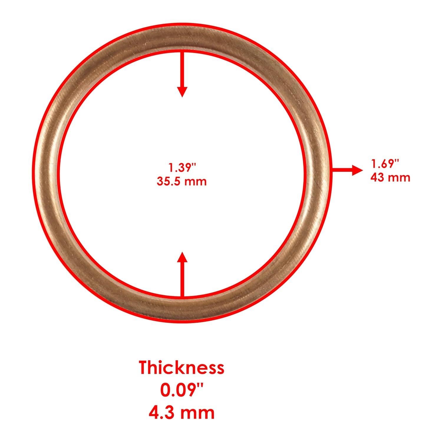 Exhaust Manifold Gasket Repair Set Honda TRX 250 300 400 420 450 500