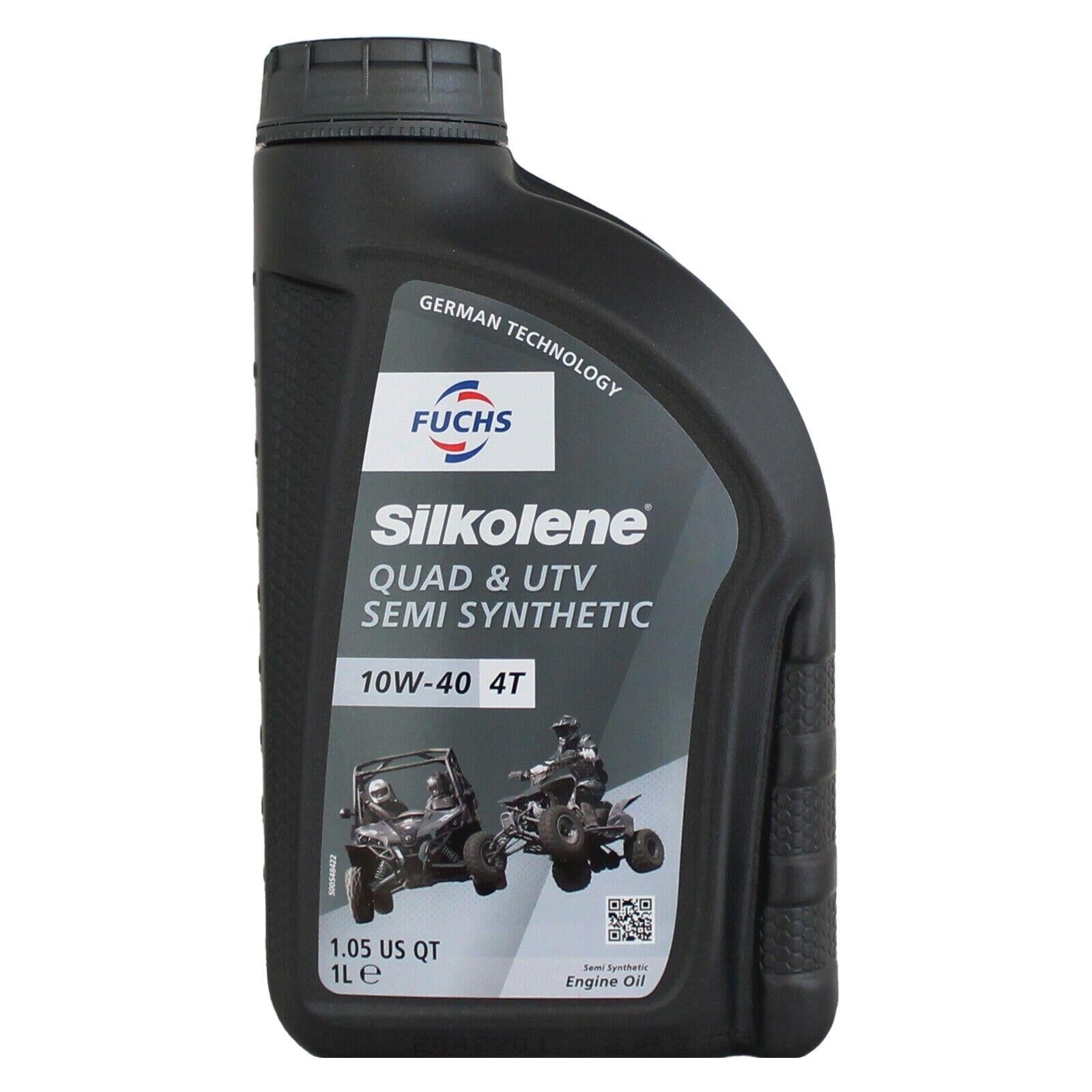 Silkolene ATV & Motorcycle Engine Oil 10W40 Semi Synthetic MA2 1L