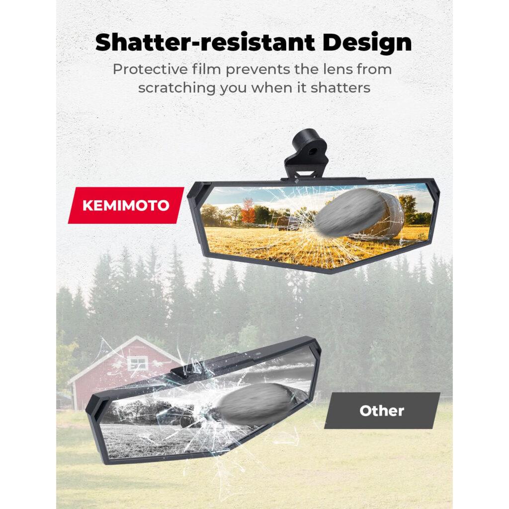 Upgraded Rear View Center Mirror For CFMOTO U10 PRO & PRO Highland