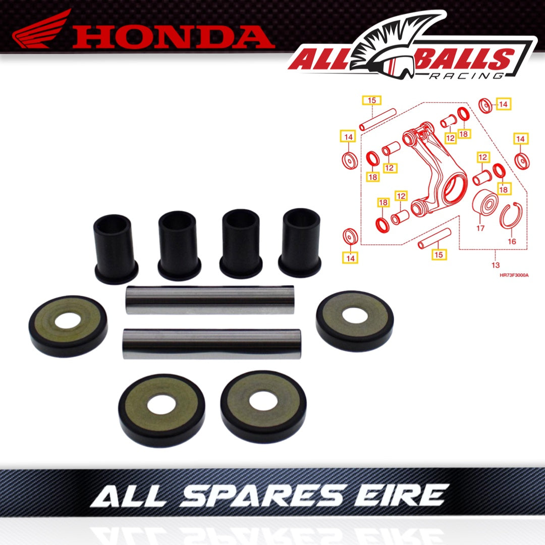 Rear IRS A-Arm Knuckle Bushing Kit Honda TRX420 TRX500 TRX520 2015+