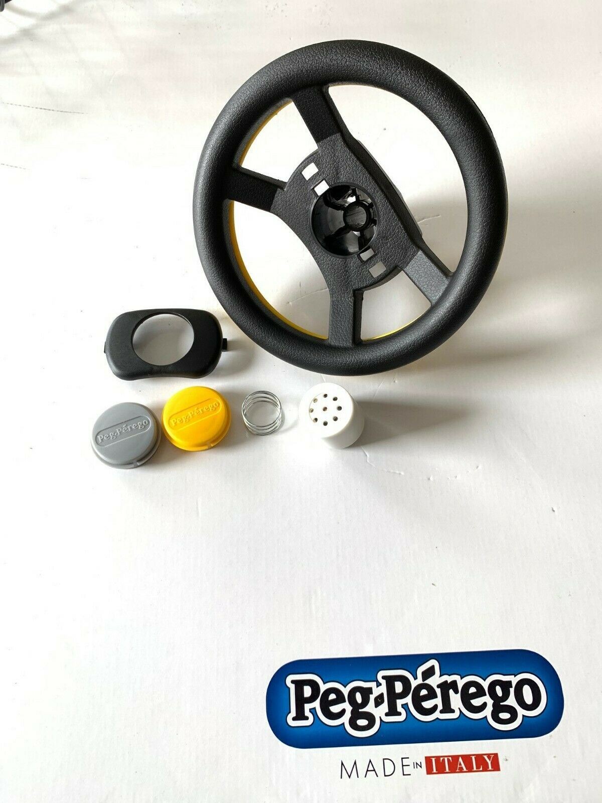 PEG PEREGO STEERING WHEEL & HORN FITS JOHN DEERE GATOR ASGI0016Y