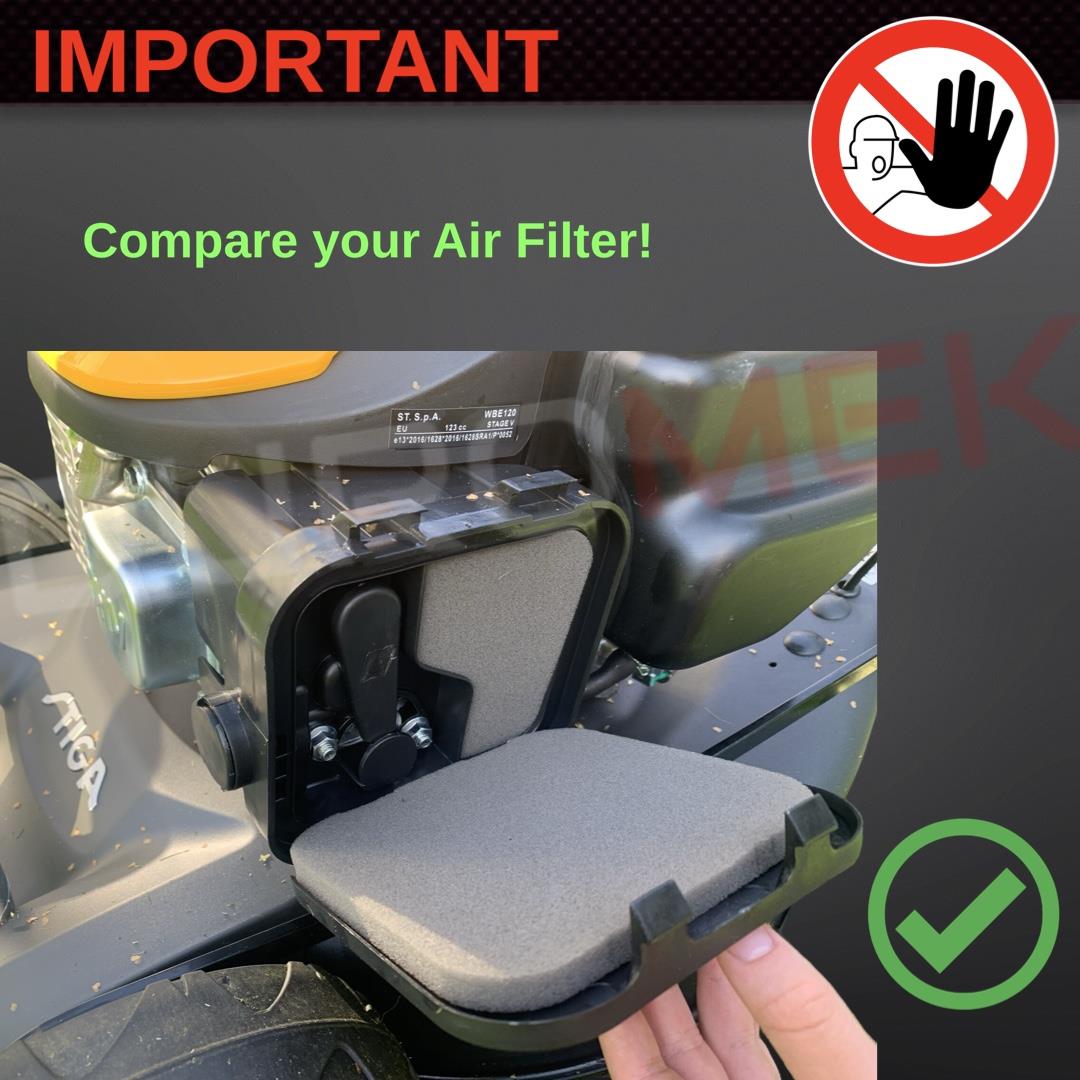 Service Tune Up Kit Air Filter for ST120 ST140 Engine Castelgarden