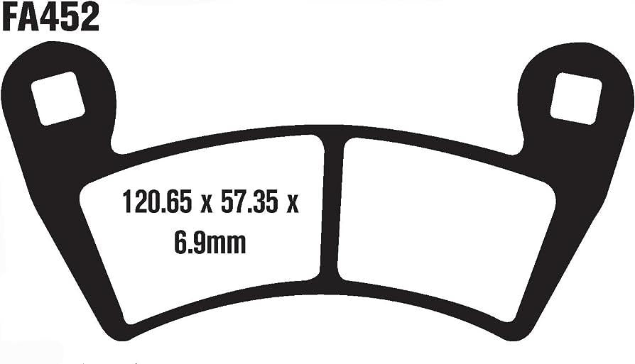 POLARIS RANGER DIESEL FRONT BRAKE DISC PADS KIT 900D & 1000D