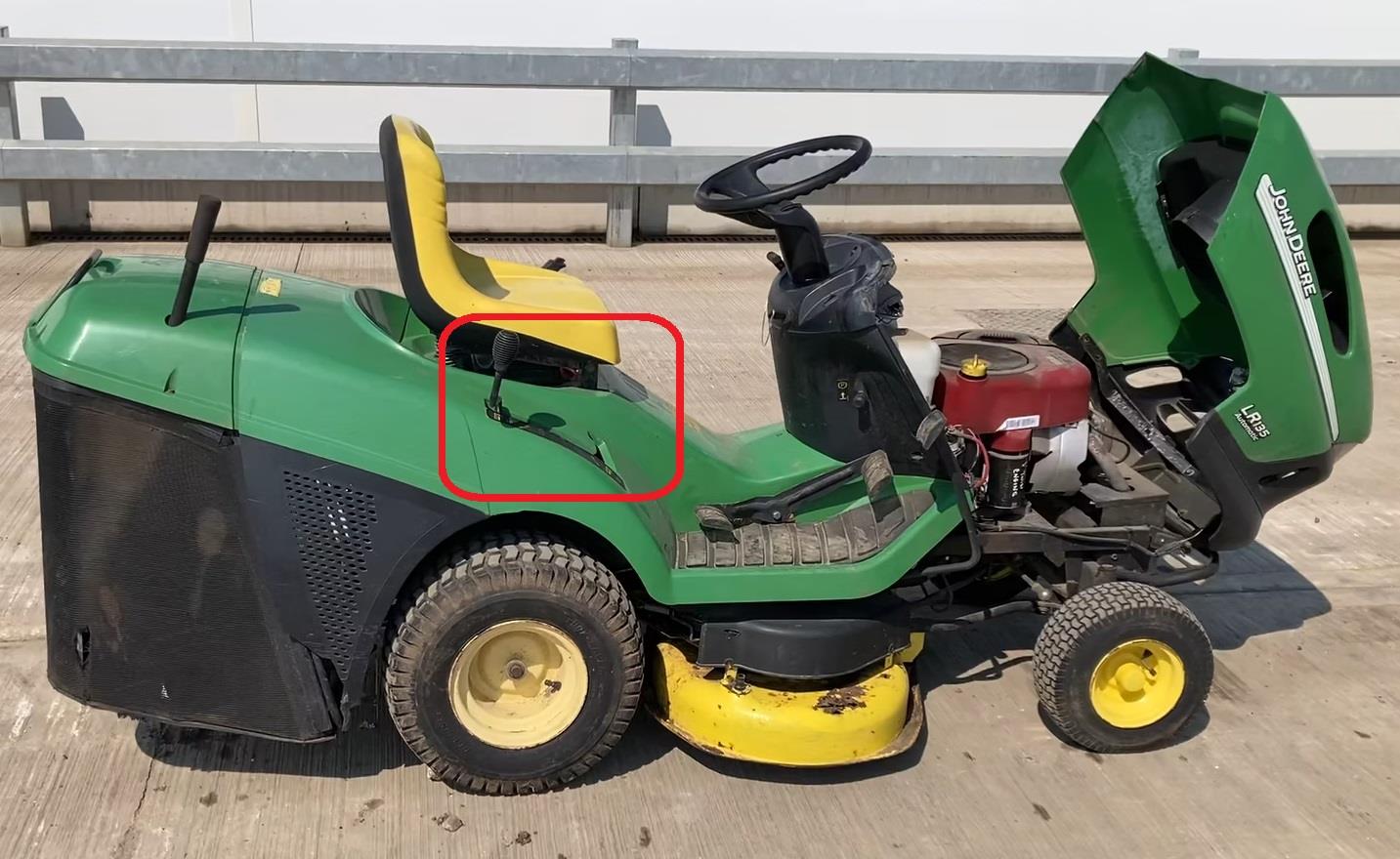 DECK SHELL 36" 92 FOR JOHN DEERE LR135, 92-13H, 1336HR RIDE ON MOWERS