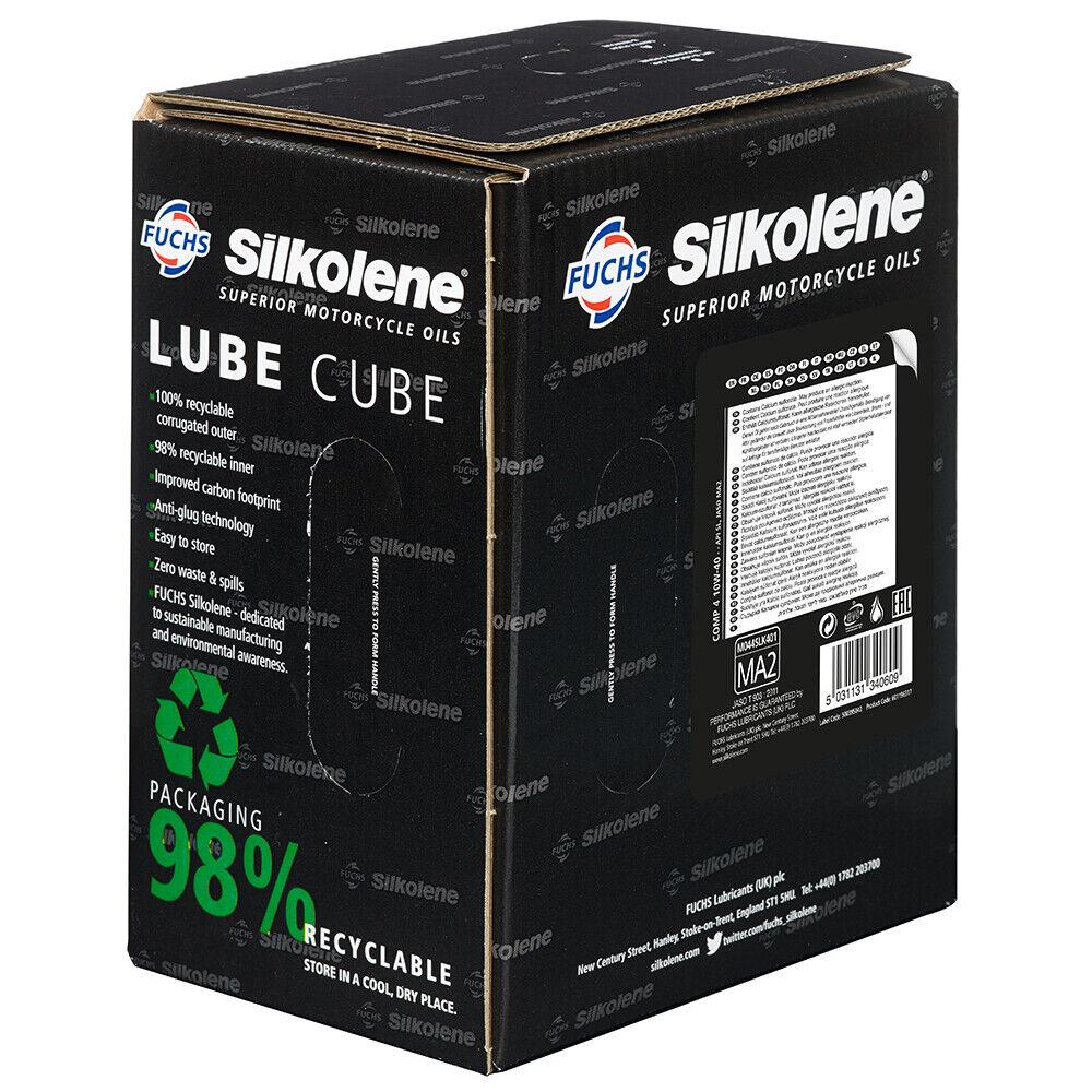 SILKOLENE 10W-40 SEMI-SYNTHETIC ATV QUAD ENGINE OIL 4-STROKE - 4 LITRE