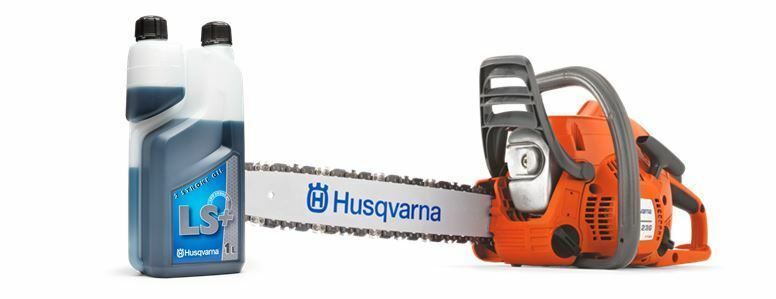 HUSQVARNA LS+ CHAINSAW 2 TWO STROKE OIL MIX LOW SMOKE BLEND (1 LITRE)