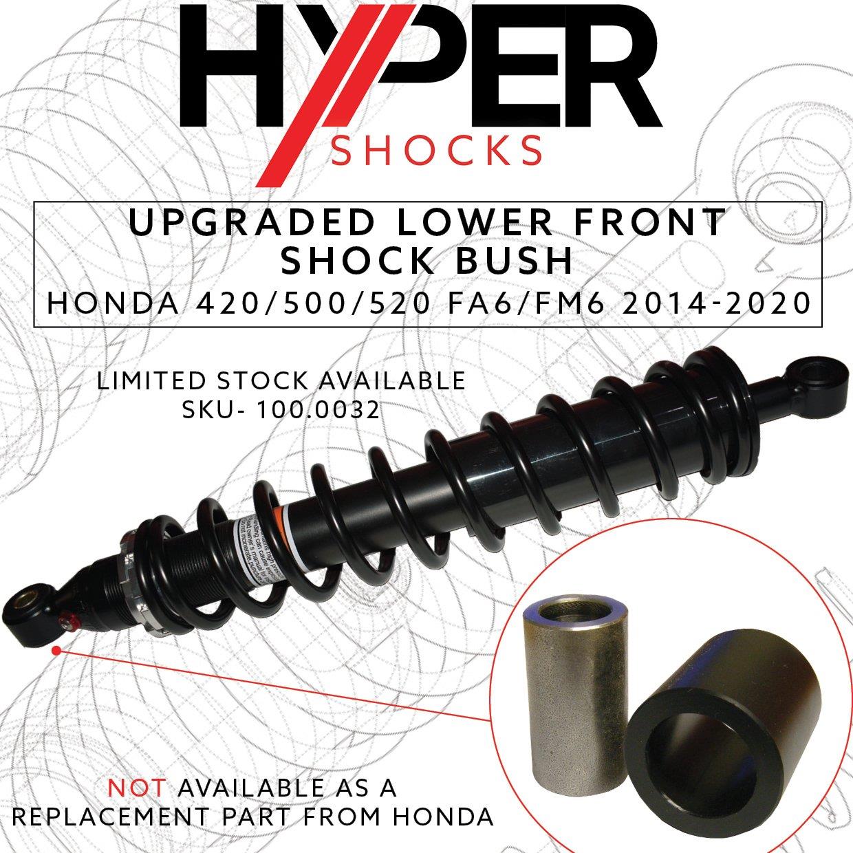 Honda TRX420 TRX500 TRX520 IRS Front Shock Lower Bearing Bushing Kit