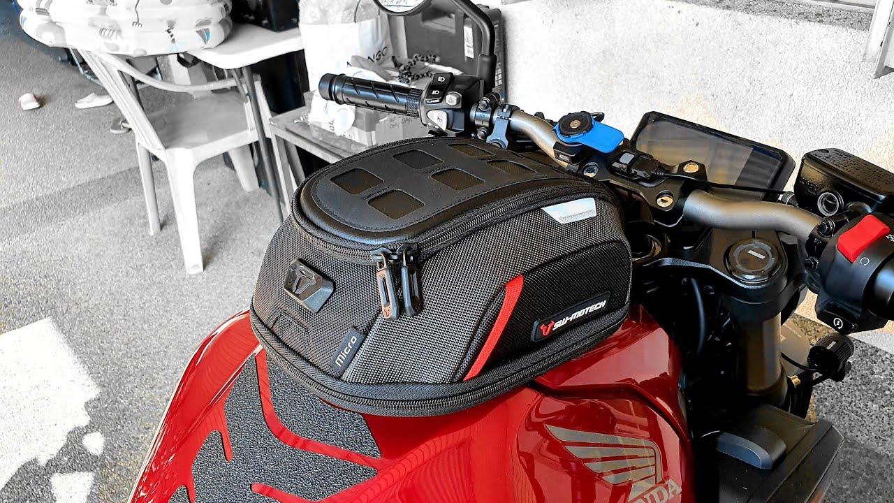 SW Motech Micro Pro Quick Lock Motorbike Motorcycle Tank Bag - Black