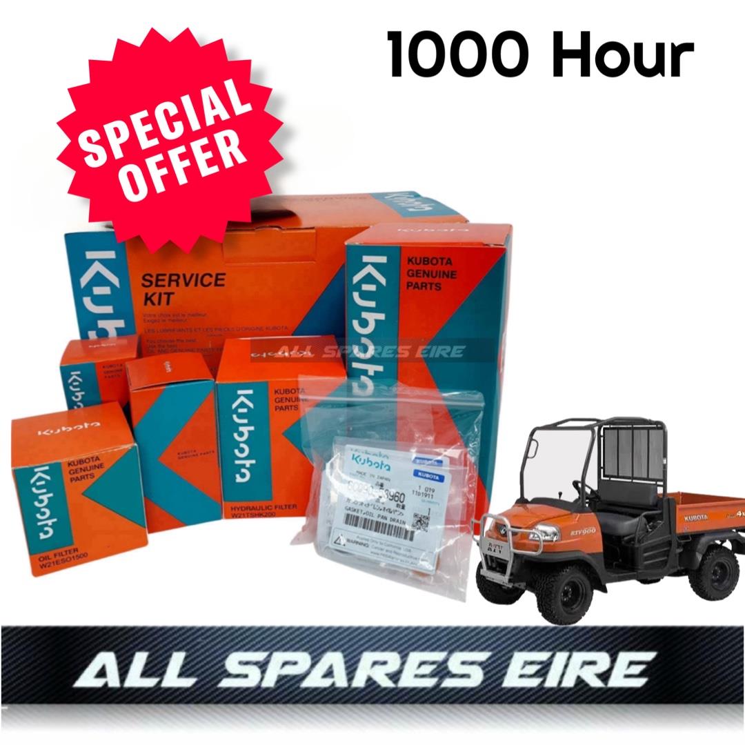 Kubota RTV900 Diesel 1000 Hour Service Tune Up Kit 2004-2015