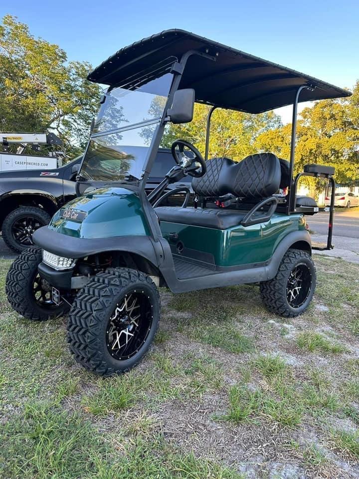 CLUB CAR PRECEDENT LUXURY REPLACEMENT BACK & BOTTOM SEAT COVER SET