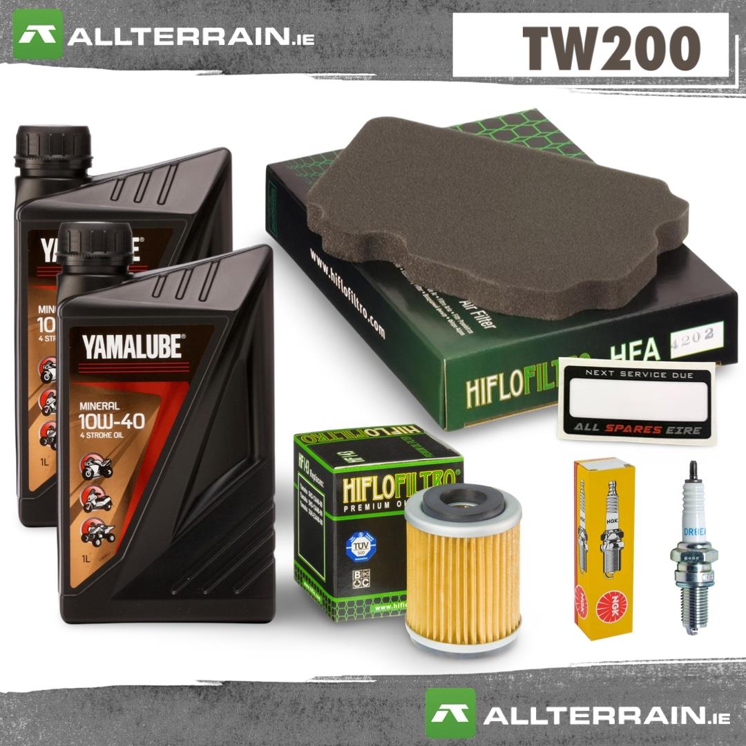 Yamaha TW200 Trailway Service Kit Inc Air, Oil Filters & Plug