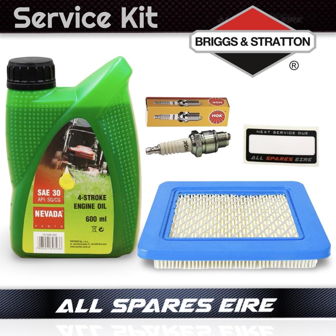 BRIGGS & STRATTON SERVICE KIT AIR FILTER, PLUG & OIL QUANTUM 625 650 675 SERIES