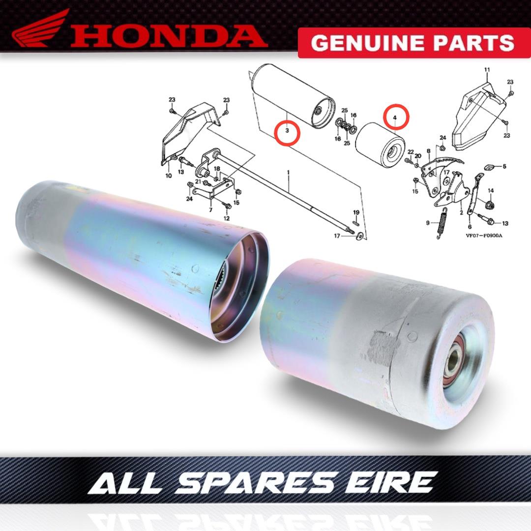 Genuine Honda Rear Roller Assy Left & Right HRD535, HRD536 & HRH536