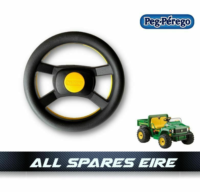 PEG PEREGO STEERING WHEEL & HORN FITS JOHN DEERE GATOR ASGI0016Y