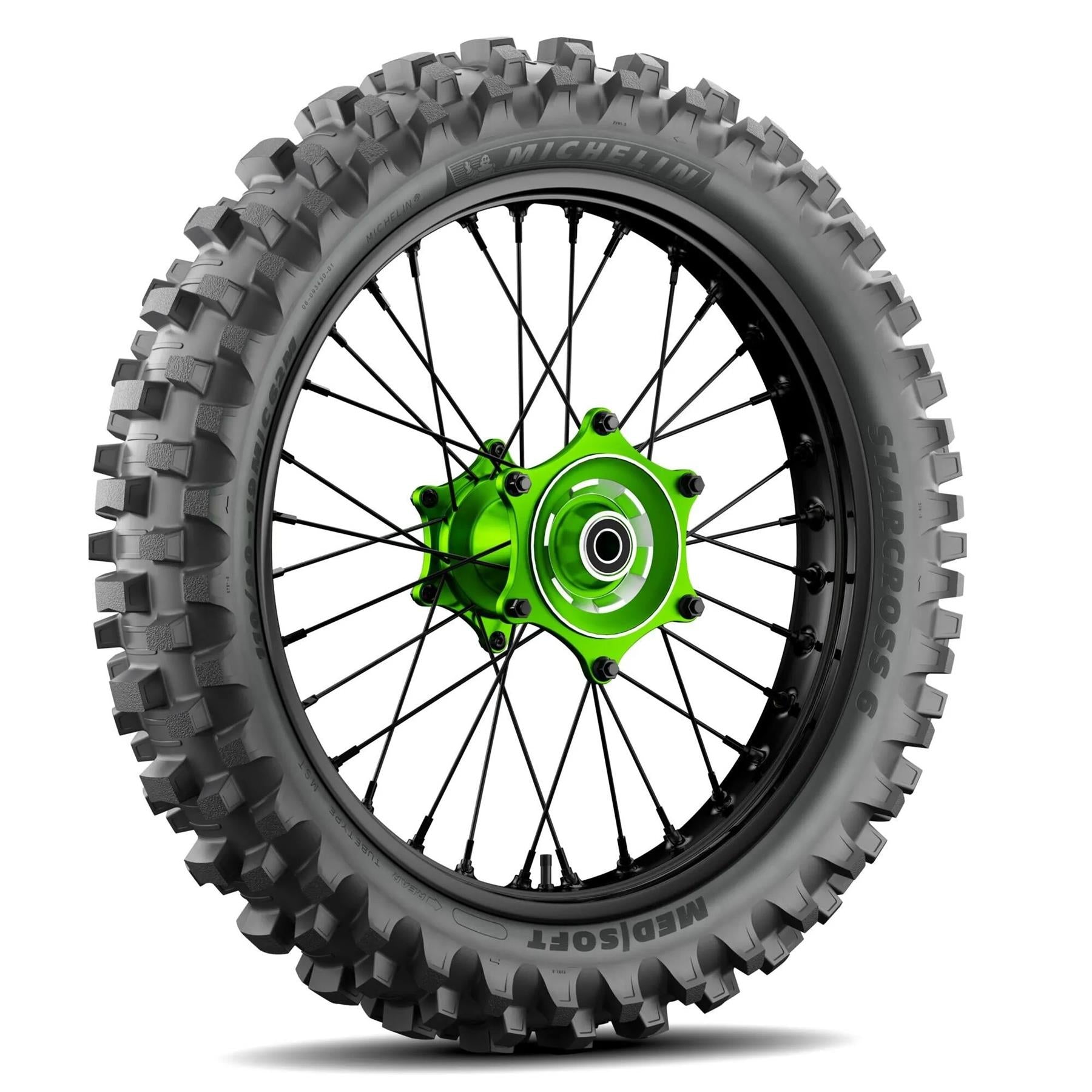 100/90-19 MICHELIN STARCROSS 6 MEDIUM SOFT REAR TIRE