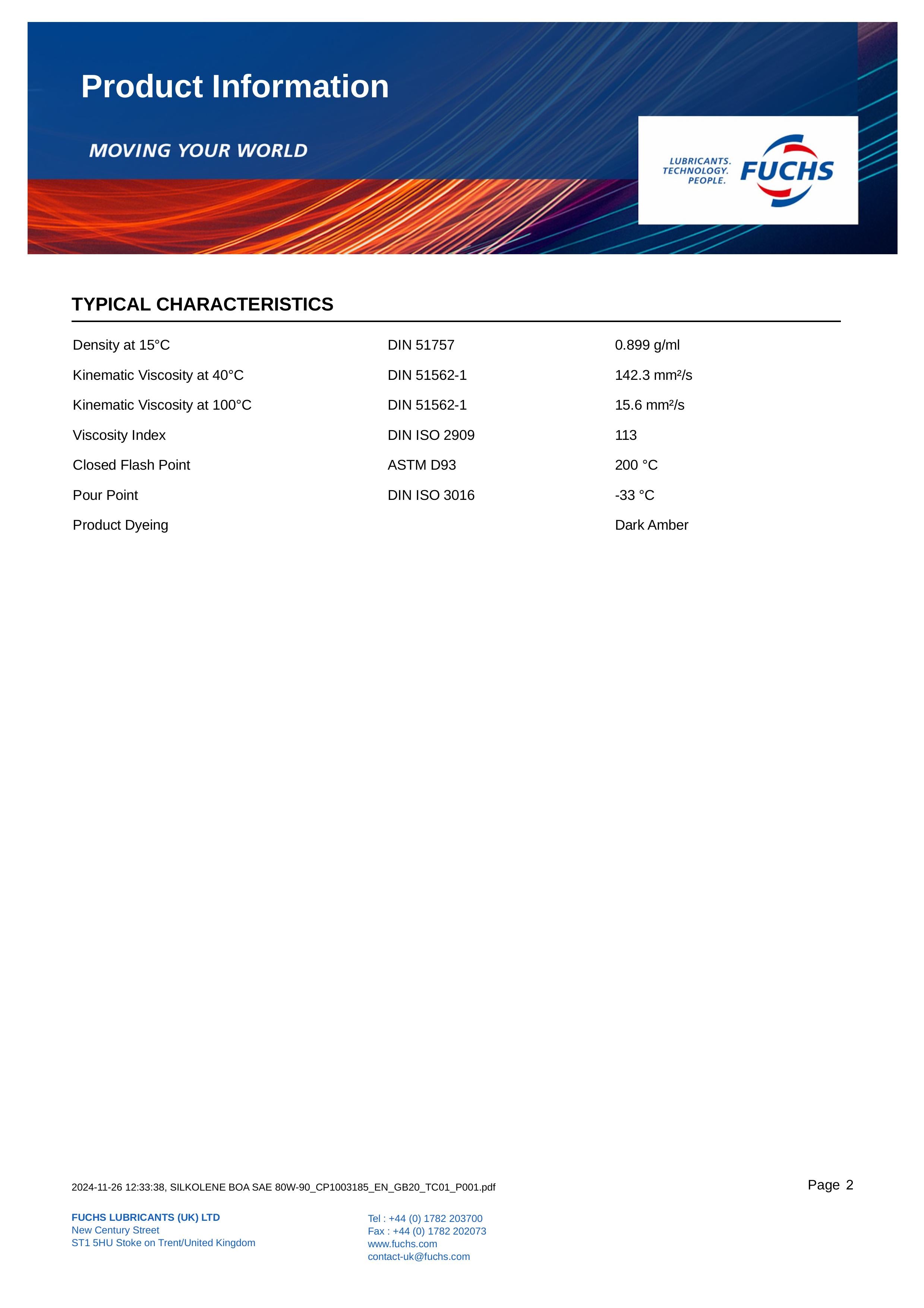 Silkolene 80W90 Hypoid Gear Oil 1L GL-4 GL-5 for Diff & Transmissions