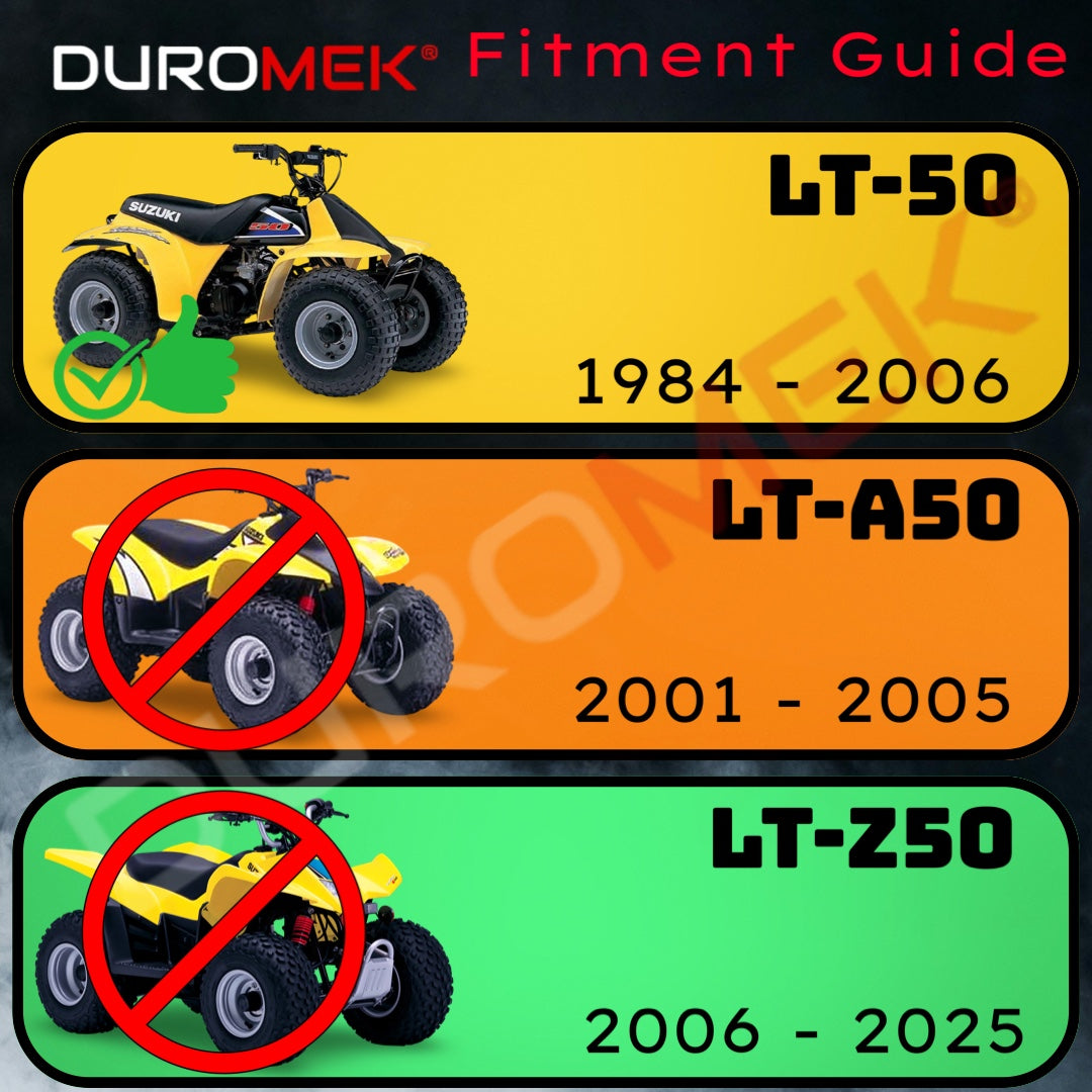 Genuine Suzuki LT50 QuadRunner Rear Brake Cable (1984-2006)