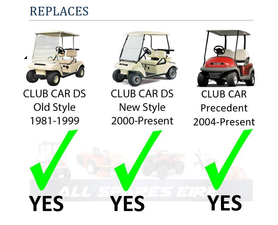CLUB CAR PRECEDENT GOLF CART BUGGY STARTER GENERATOR BRUSH SET