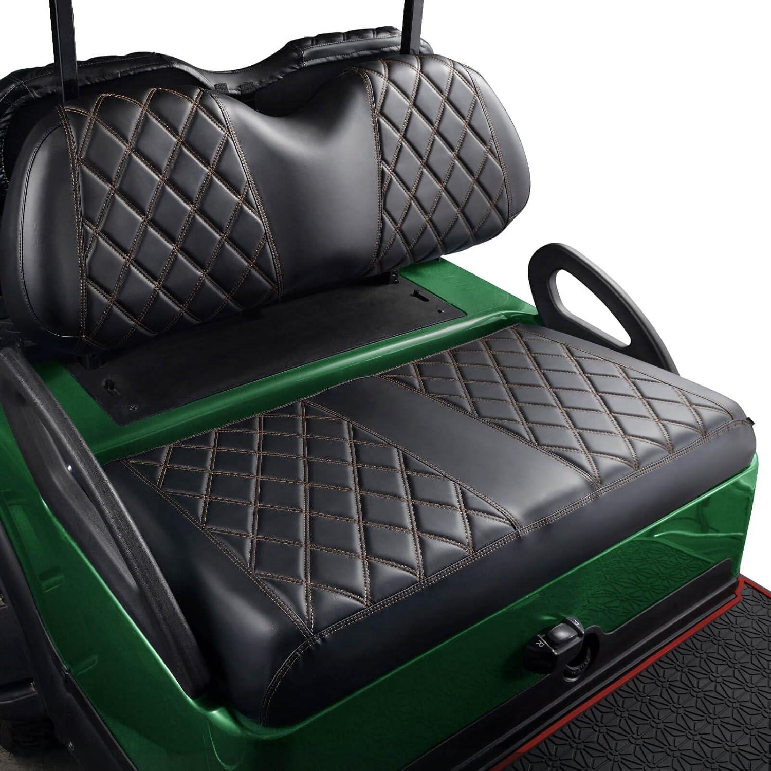 CLUB CAR PRECEDENT LUXURY REPLACEMENT BACK & BOTTOM SEAT COVER SET