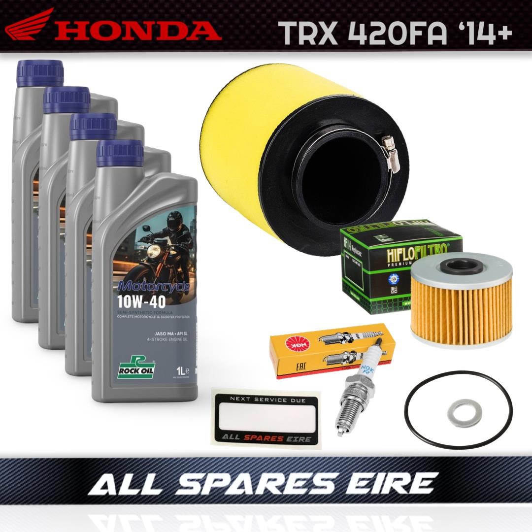 HONDA TRX420FA FOURTRAX AUTO QUAD/ATV SERVICE KIT & OIL 2014-2026