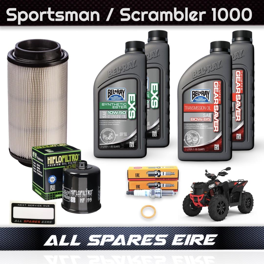 POLARIS SPORTSMAN & SCRAMBLER 1000 SERVICE KIT INC OIL, FILTERS, PLUG