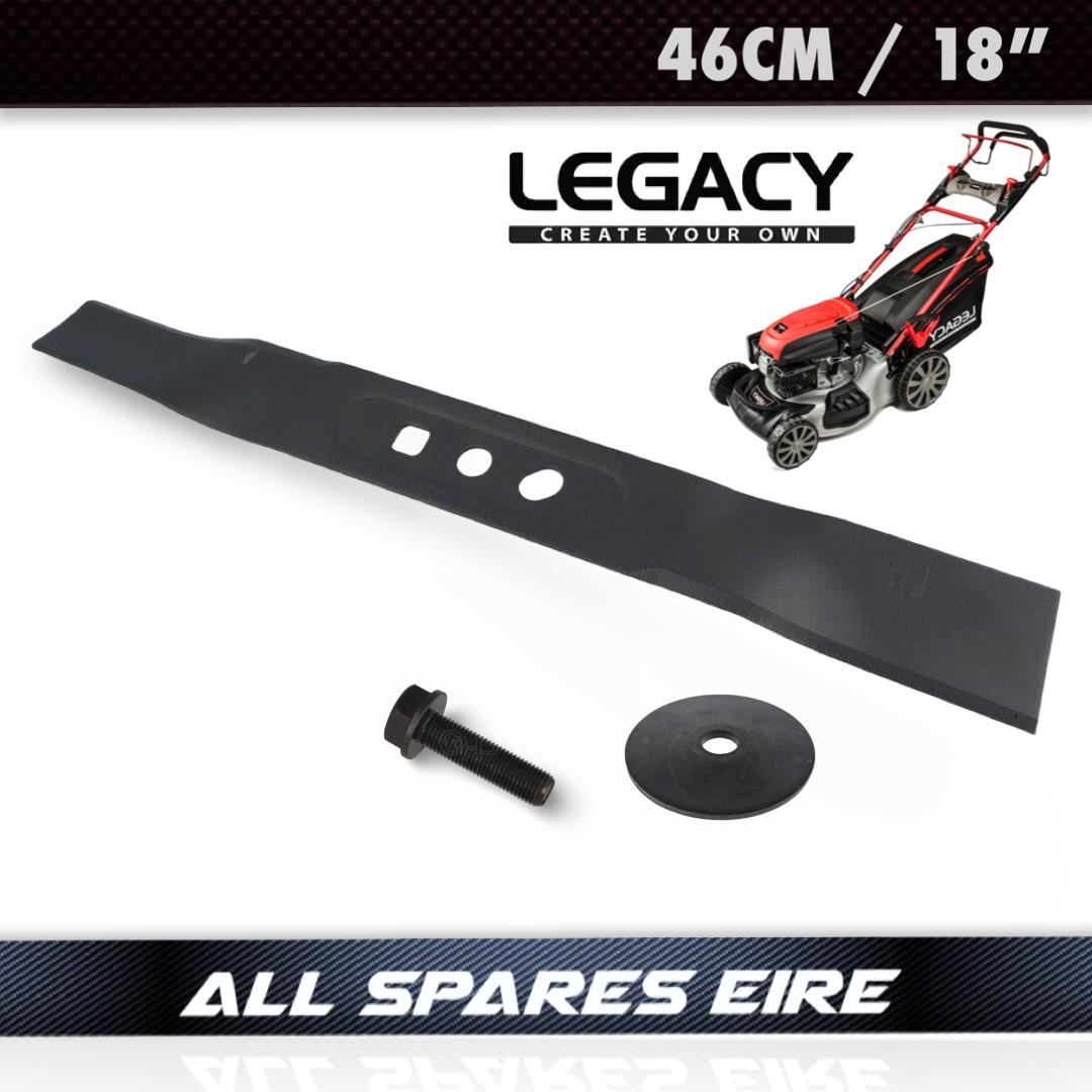 18" Lawnmower Blade, Bolt & Washer Kit for Legacy L46SHL-B, L46P-B, G46SHL-B