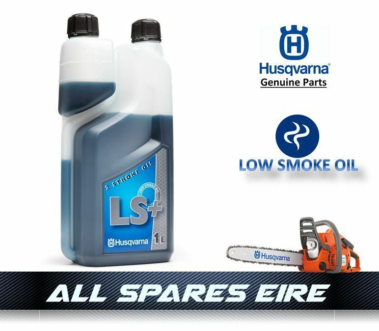 HUSQVARNA LS+ CHAINSAW 2 TWO STROKE OIL MIX LOW SMOKE BLEND (1 LITRE)