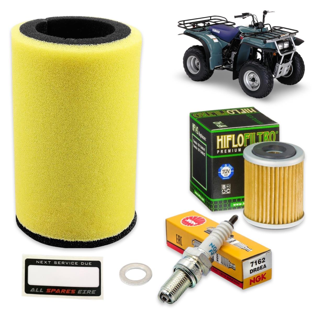 Yamaha Moto-4 250 YFM250 Service Kit Inc Oil, Air Filter & Plug