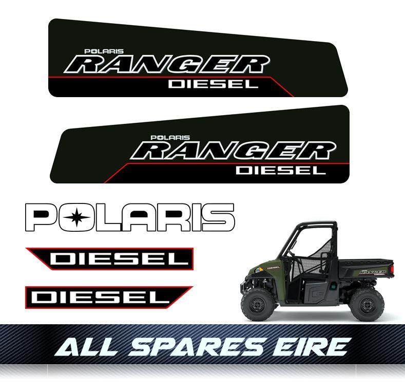 POLARIS RANGER DIESEL 1000D STICKERS DECAL KIT DECALS LOGOS