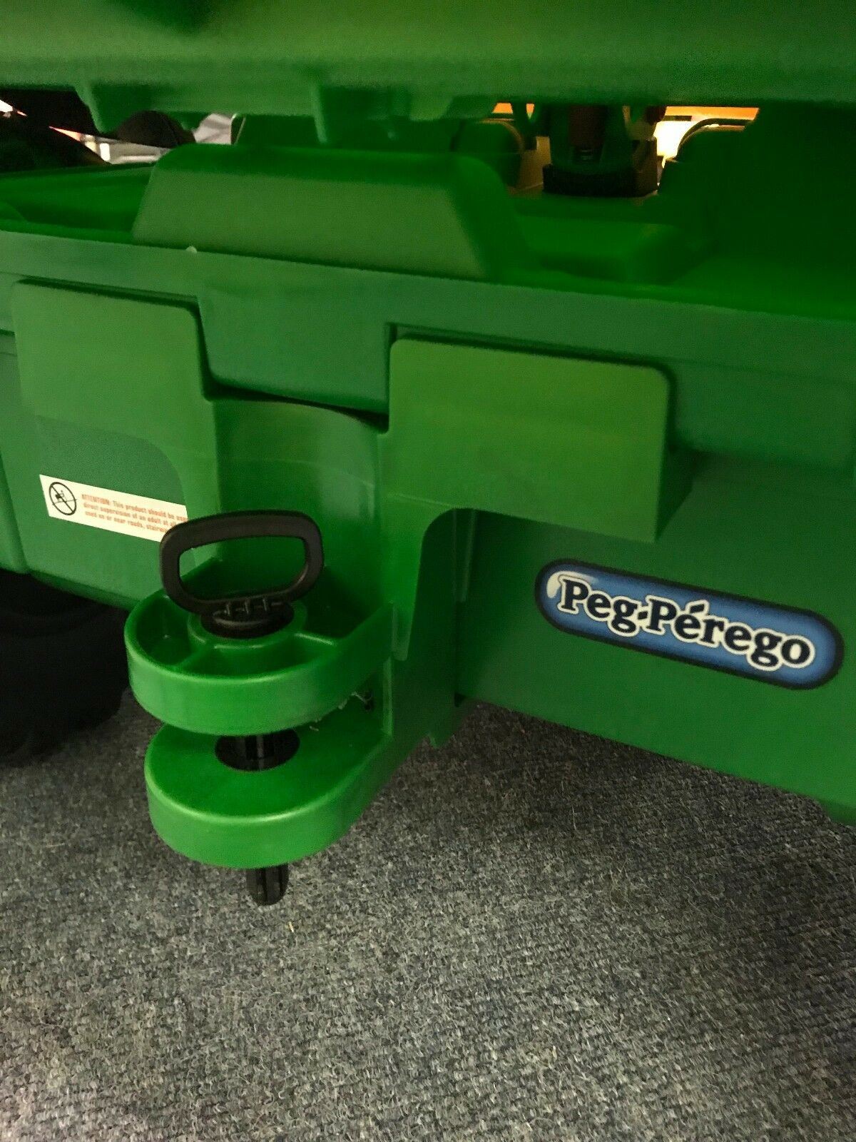 PEG PEREGO TRAILER TOW HITCH FOR JOHN DEERE GATOR TO SUIT ROLLY TOYS