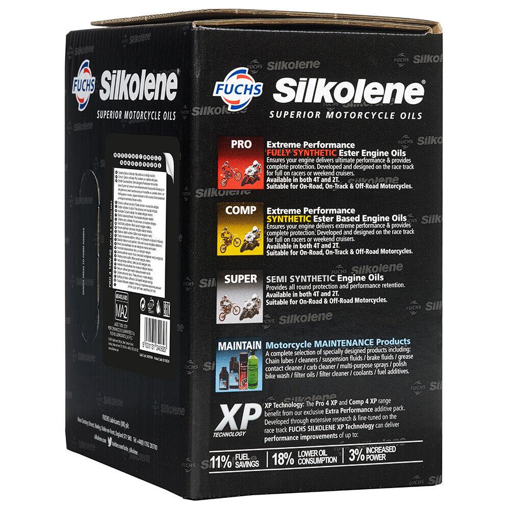 SILKOLENE 10W-40 SEMI-SYNTHETIC ATV QUAD ENGINE OIL 4-STROKE - 4 LITRE