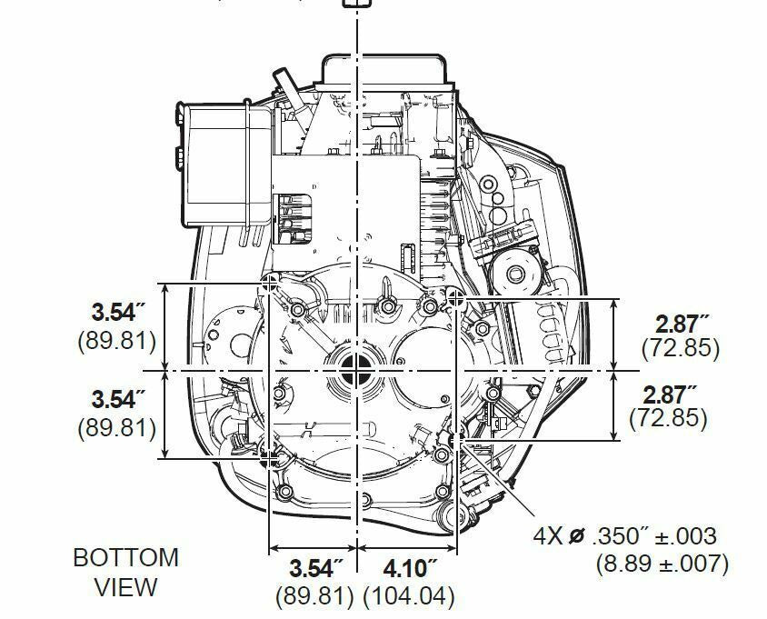 BRIGGS & STRATTON 21 HP ENGINE FOR RIDE ON MOWERS 540CC - 33R8 33S8