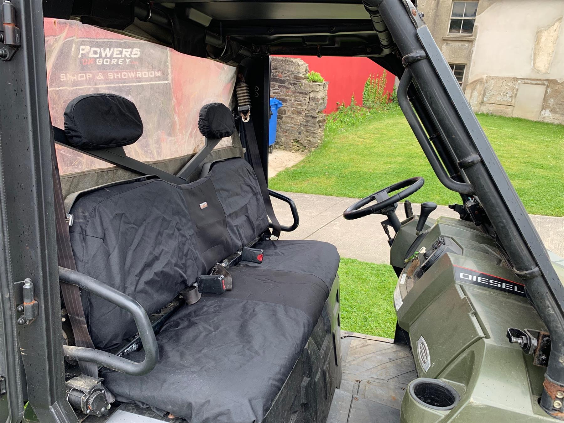 POLARIS RANGER 900D DIESEL & XP800 BENCH SEAT COVER SET (2010-2014)