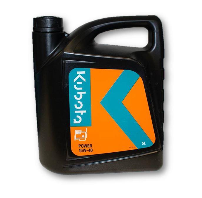 Genuine Kubota 5L 15W40 Diesel Engine Oil for RTVs, Mowers & More