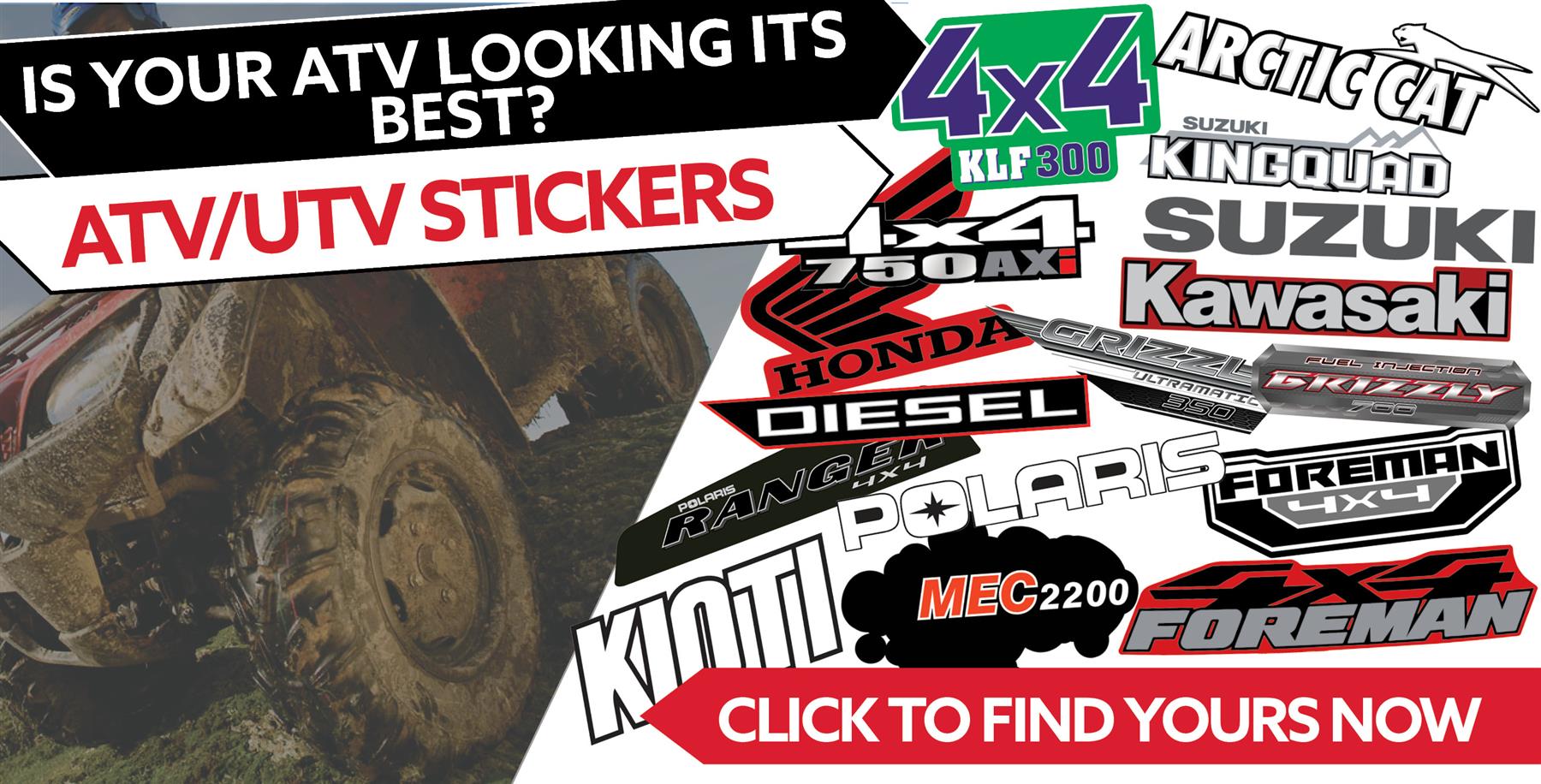 Honda TRX 420 500 520 Fourtrax ATV 'IRS' Sticker Decal