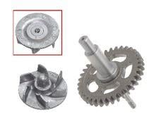 WATER PUMP WP SHAFT + IMPELLER, BRONCO AT-10083A, 3090132, 3090216