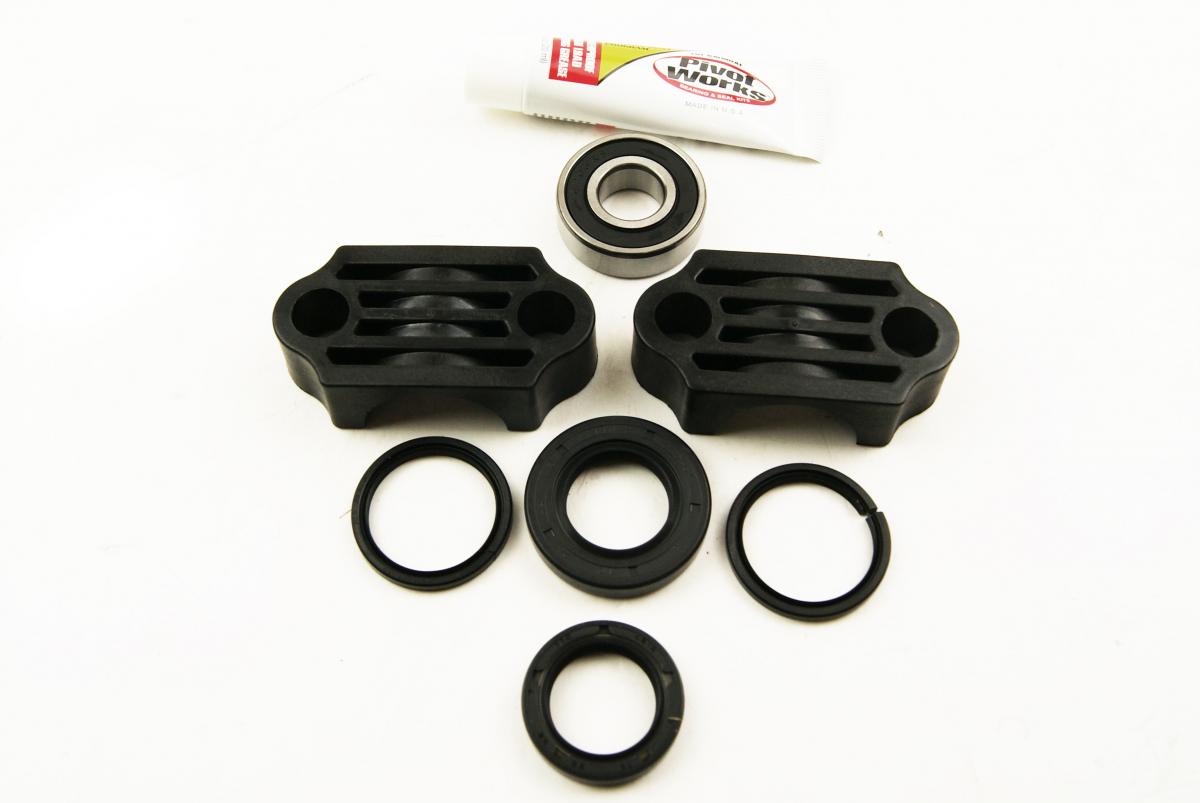 LOWER STEERING BEARING KIT, PIVOT WORKS PWSSK-Y09-000, Yamaha YFM350 Grizzly IRS 10-11, YFM350FGW Grizzly 4WD 10-14, YFM350GW Grizzly 2WD 10-11, YFM400 Big
